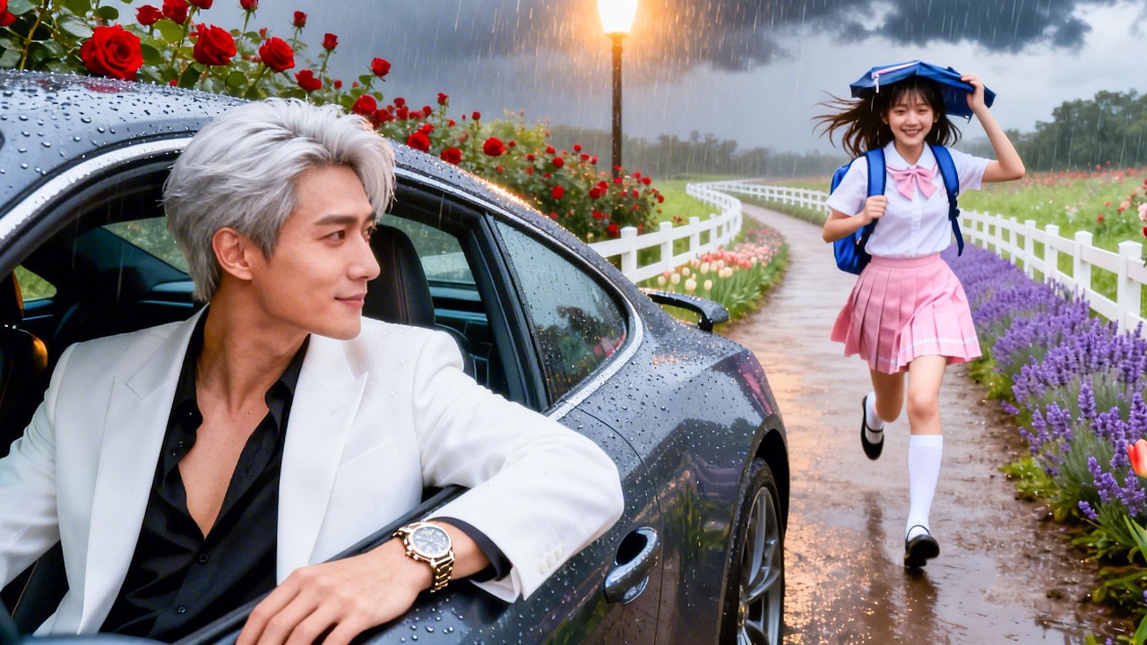 CEO tidak pernah senyum sampai lihat gadis lucu di hujan, lalu dia senyum dan jatuh cinta!