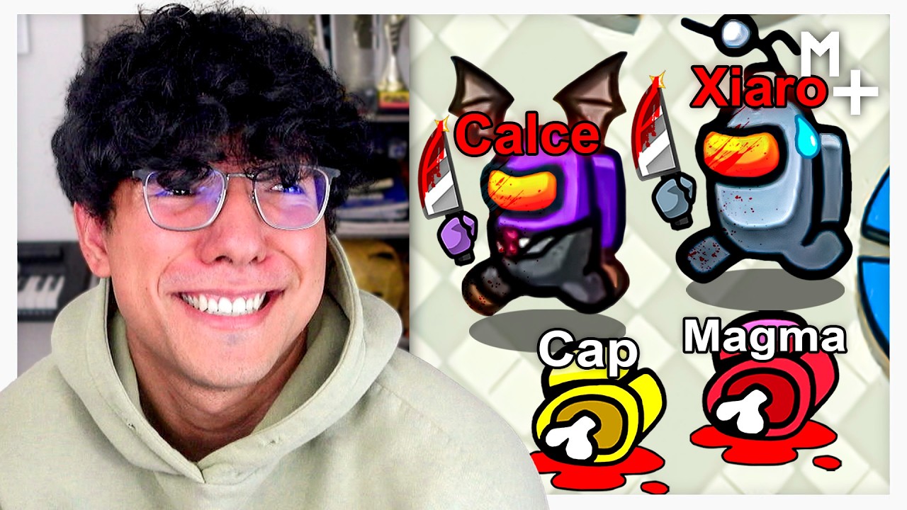 Magma Juega AMONG US con XIARO y CALCE 😈🔪