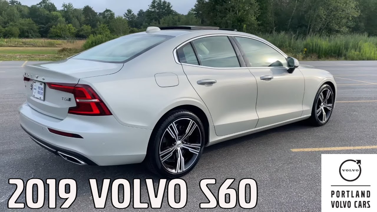 Birch Light Metallic 2019 Volvo S60 T6 Inscription / Walkaround with Heather