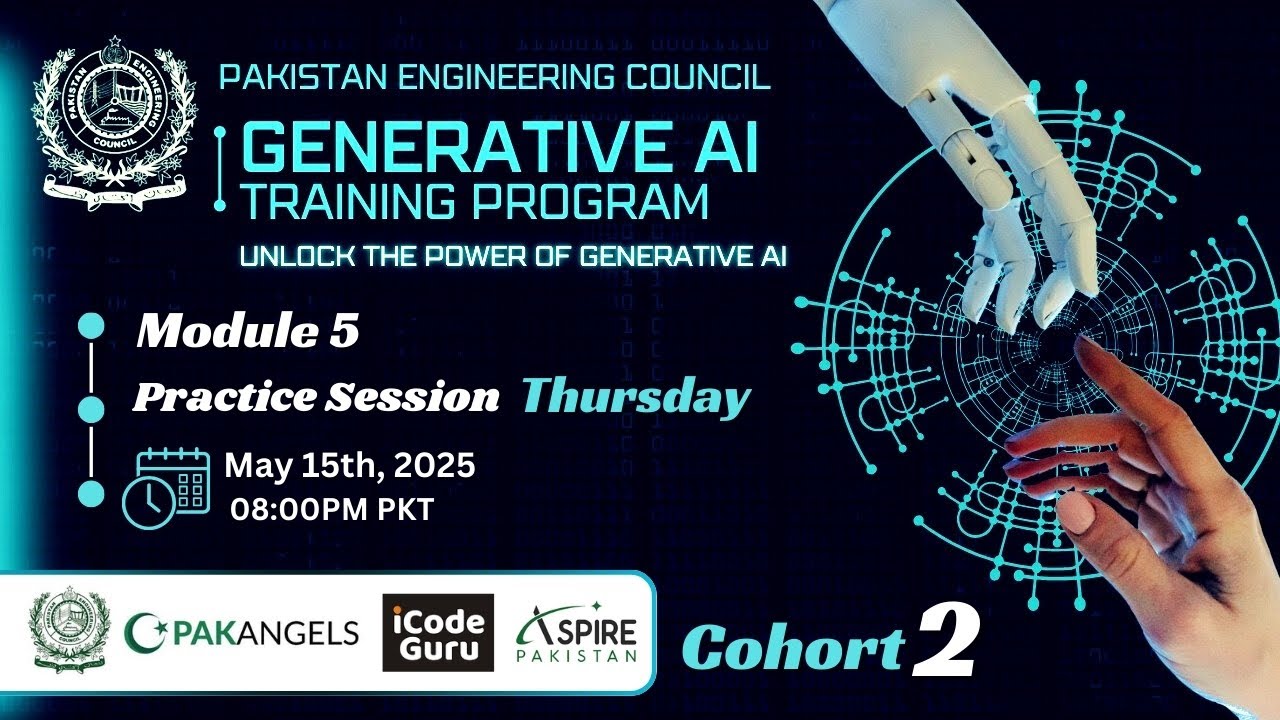 PEC Generative AI Training Course | Cohort 2 | Module 5 | Practice Session 3