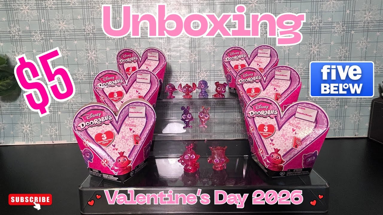 💕Opening the NEW 2026 Disney Doorables Valentine's Series - What Did I Get?