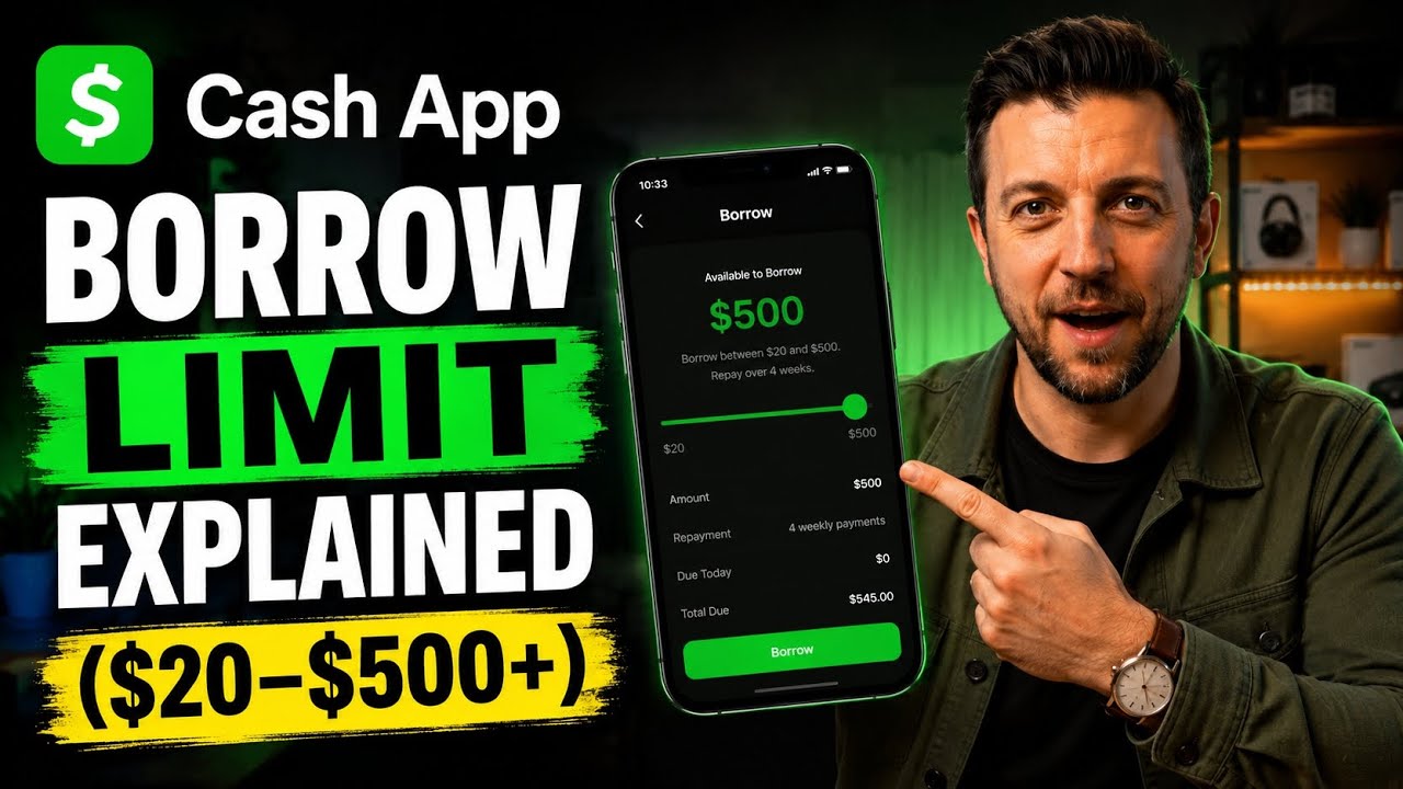 Cash App Borrow Limit Explained ($20&ndash;$500+)