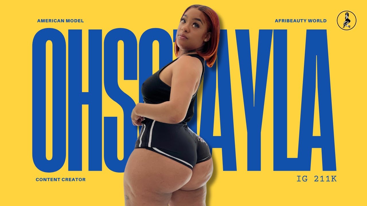 OHSOJAYLA😍🔥Trending American Plus Size Curvy Model | Fashion Lifestyle Trends