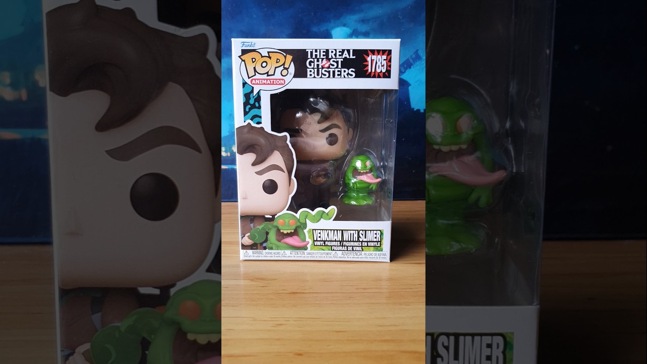 Funko POP! Animation 1785: The Real Ghostbusters Venkman with Slimer Vinyl Figure Unboxing