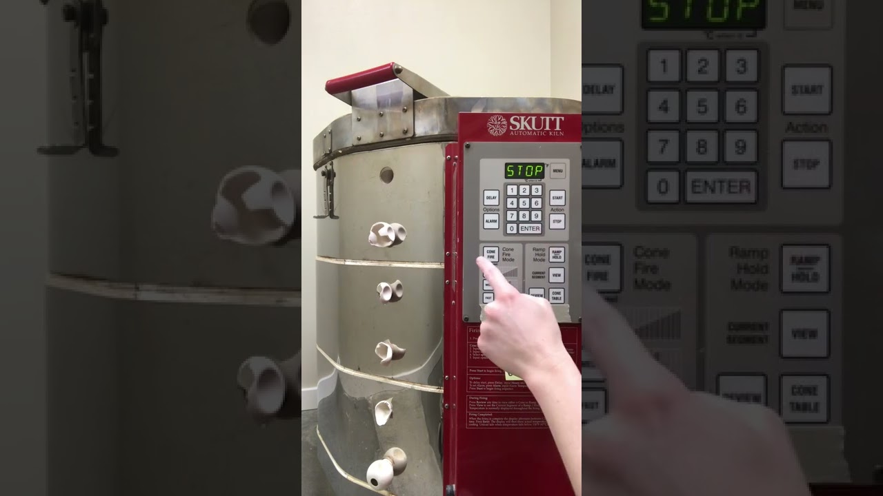 Cone Fire Mode on Skutt Kiln