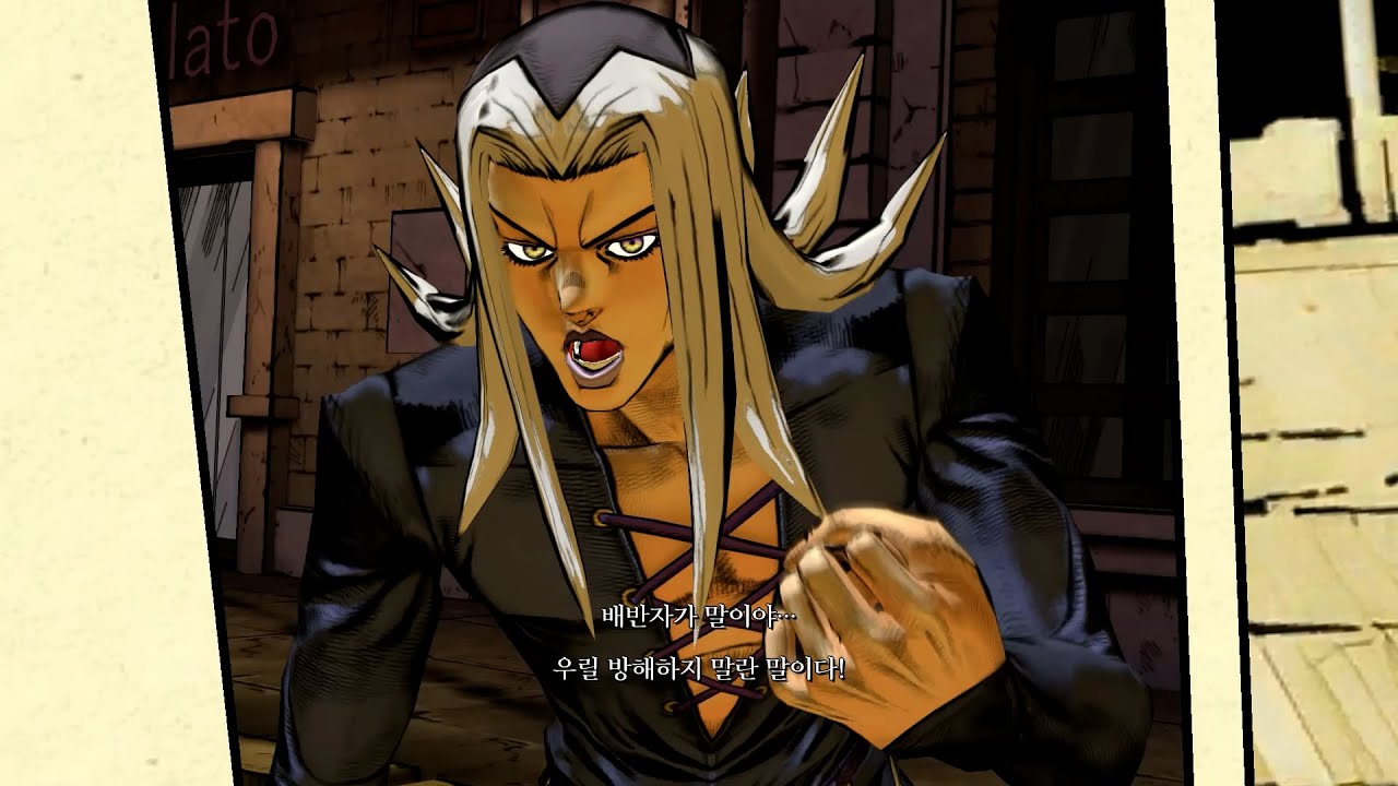 죠죠 올스타 배틀 r  신규 DLC  레오네 아바키오 상호작용대사 및 승리대사
