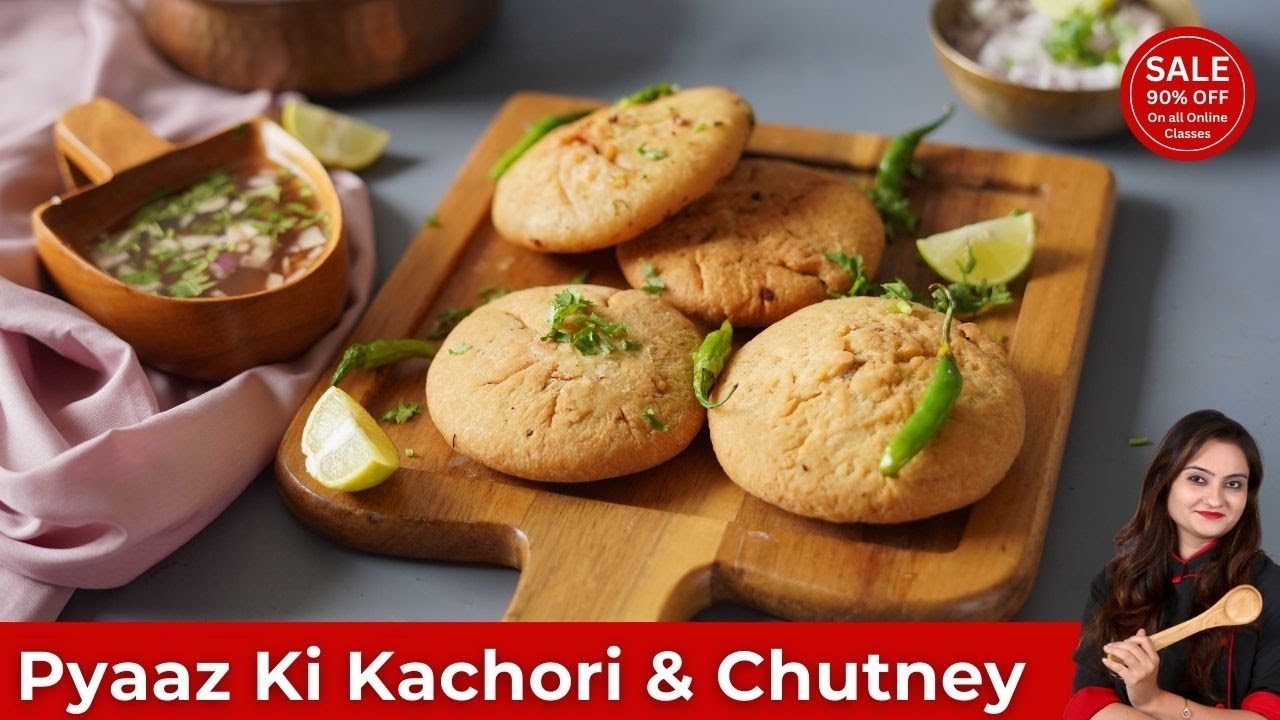 Pyaaz Ki Kachori |प्याज़ की कचोरी |Pyaaz Imli ki Chutney |प्याज़ इमली की चटनी |Onion Tamarind Chutney