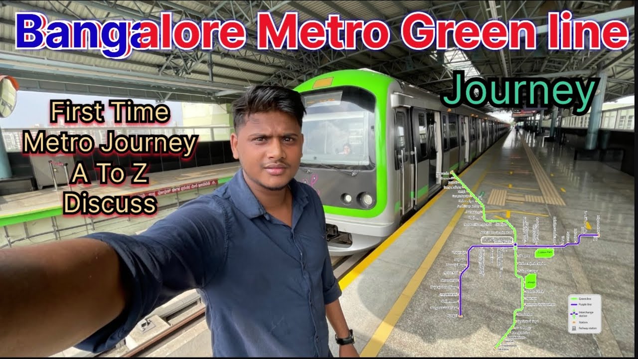 How To Travel in Metro First Time | Bangalore Metro Green Line Full Explore || 👍 🚆