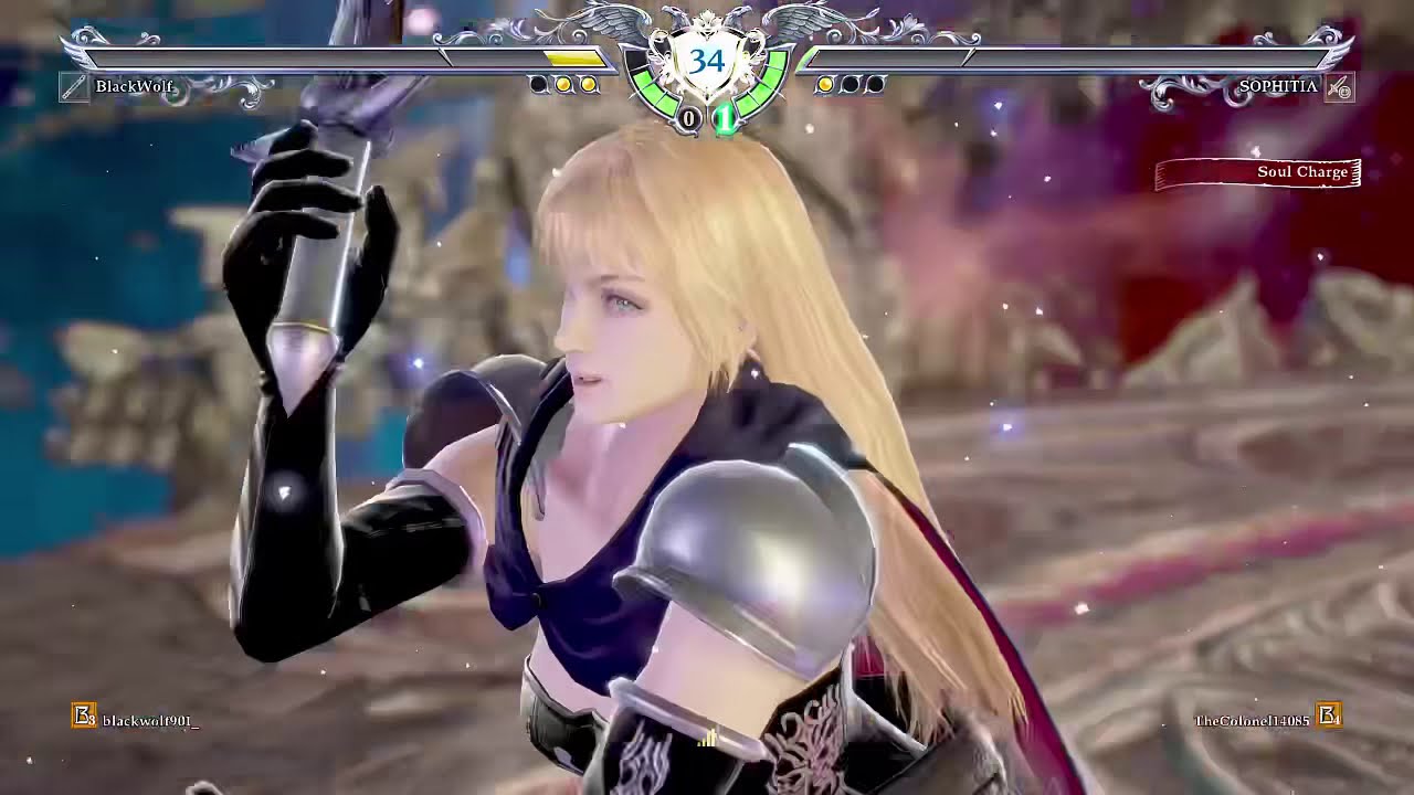 Soul Arena - B3 Kilik (Blackwolf901_) vs B3 Sophitia (TheColonel14085) Soul Calibur 6 Ranked Matches