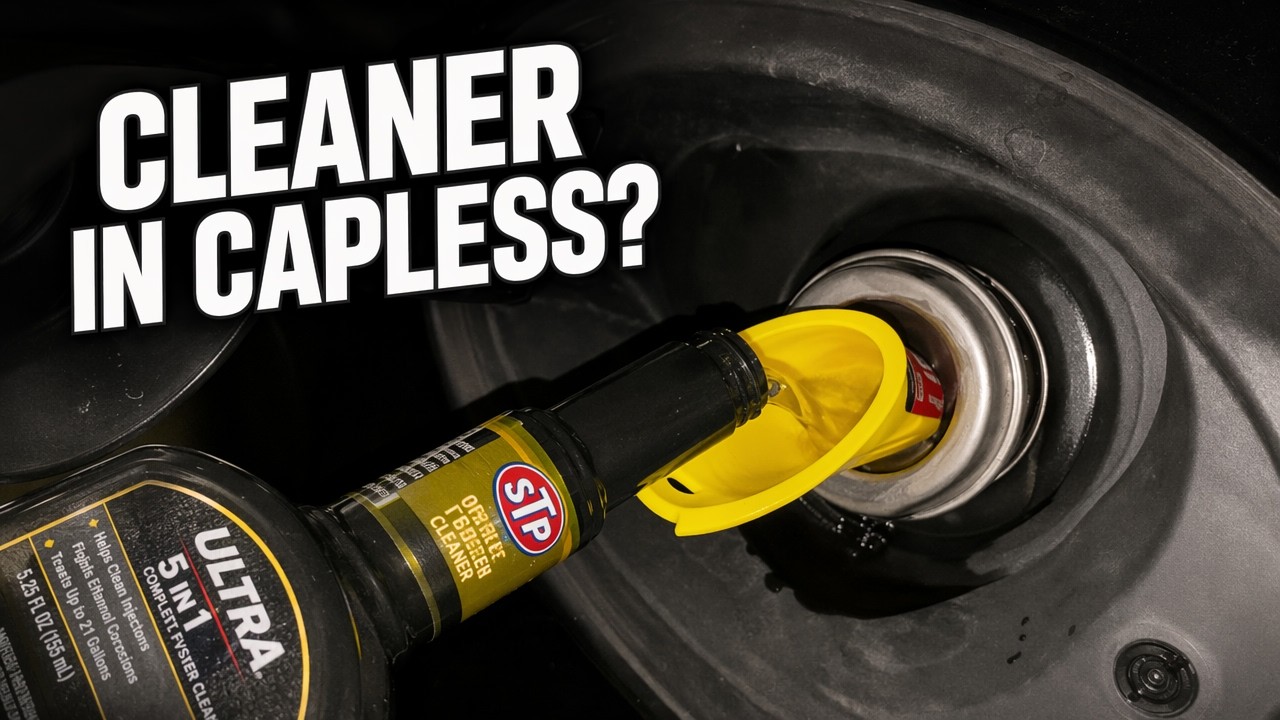 HOW TO ADD CLEANER TO CAPLESS GAS TANK
