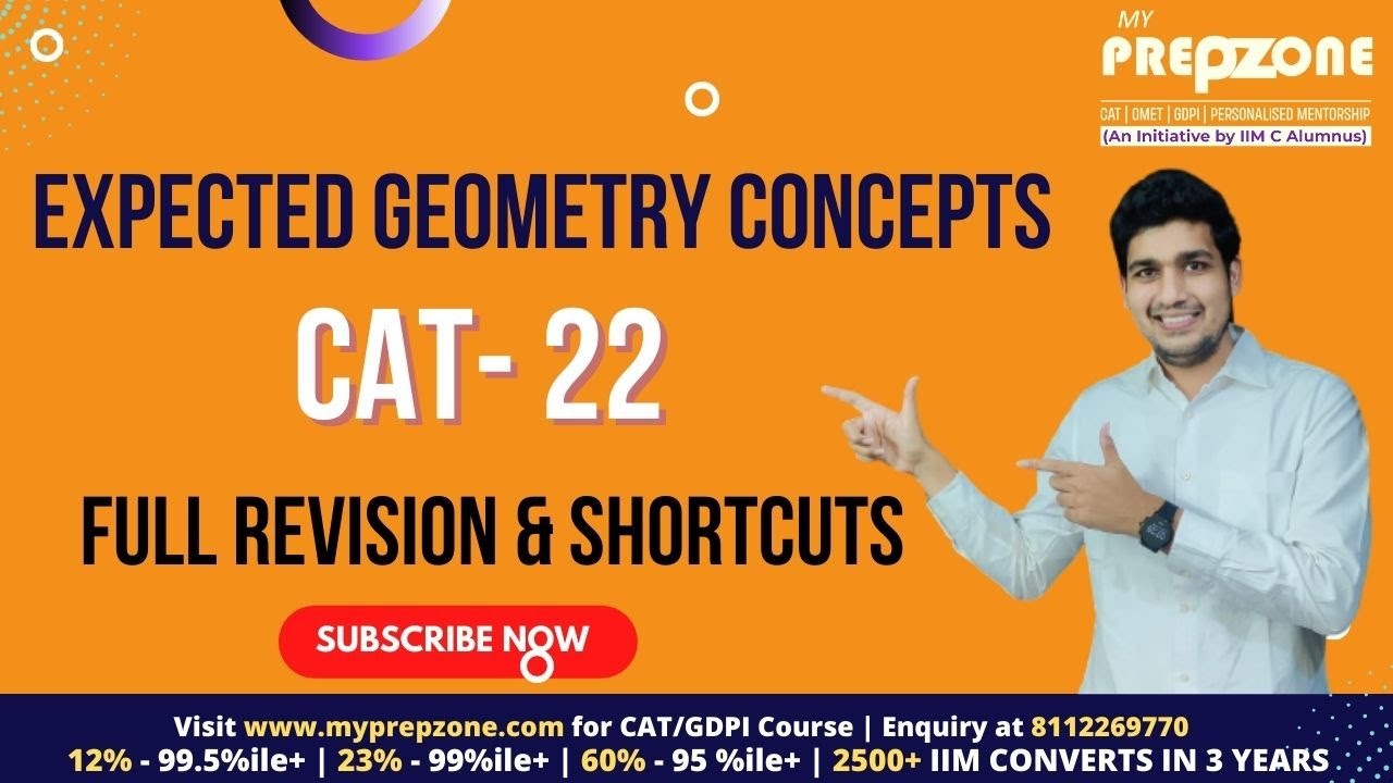 CAT 22 - Expected Geometry Questions | Full Concept & Shortcuts Revealed | Full Geometry Revision
