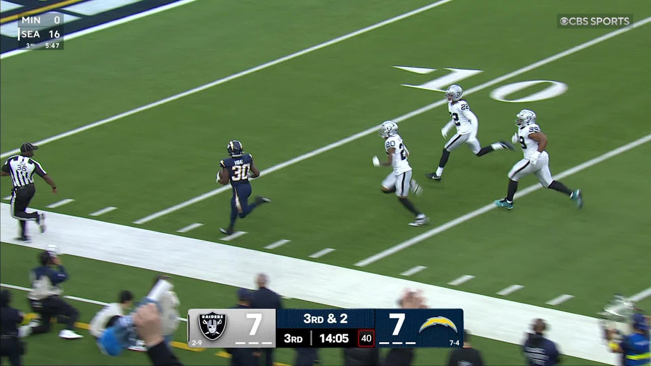 Kimani Vidal takes it 59-Yards to the house