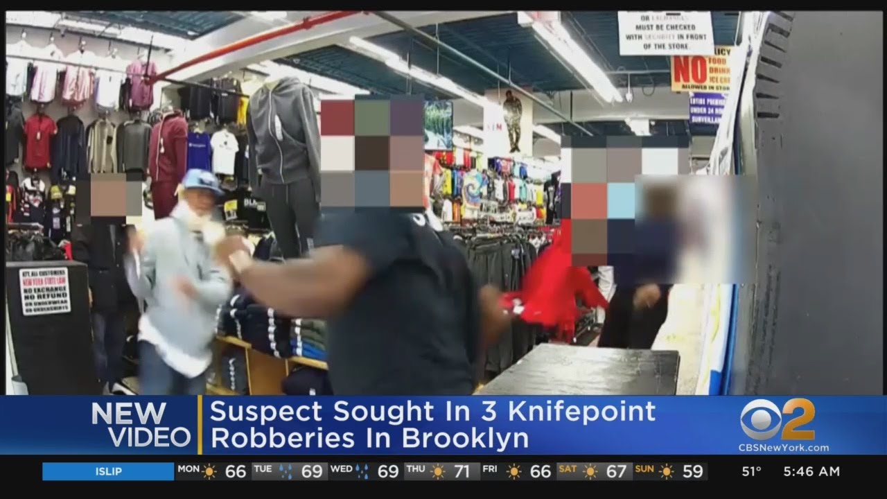 Suspected Wanted In 3 Knifepoint Robberies