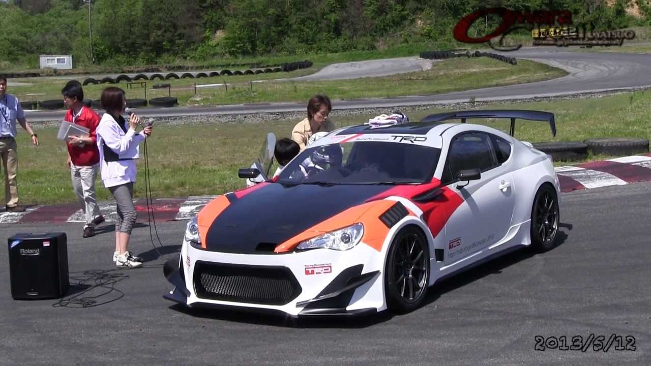 86 TRD Griffon Concept x 脇阪寿一 in おわらCircuit 初乗車でコースレコード