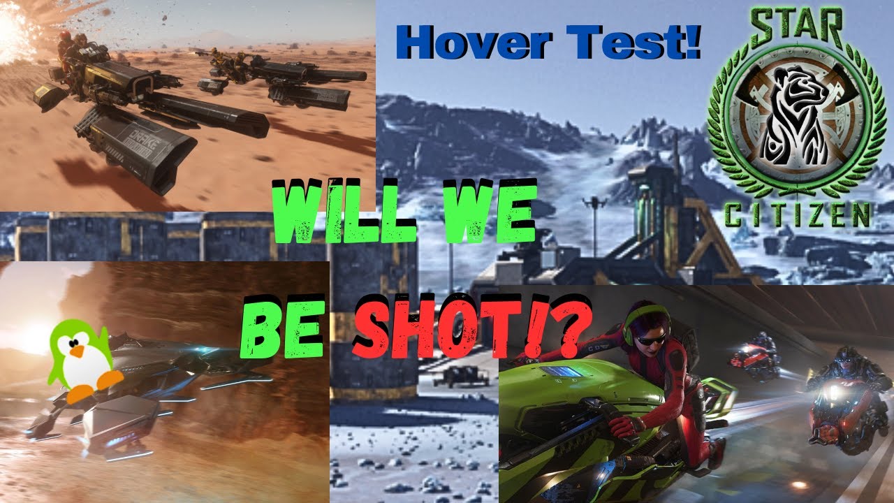 Hover Bikes vs. Bunker Turrets | Star Citizen 3.23 w/ RootedAdmin