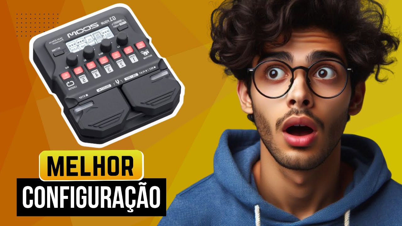 Como Configurar Zoom G1 Four: Pedaleira Zoom G1 Four