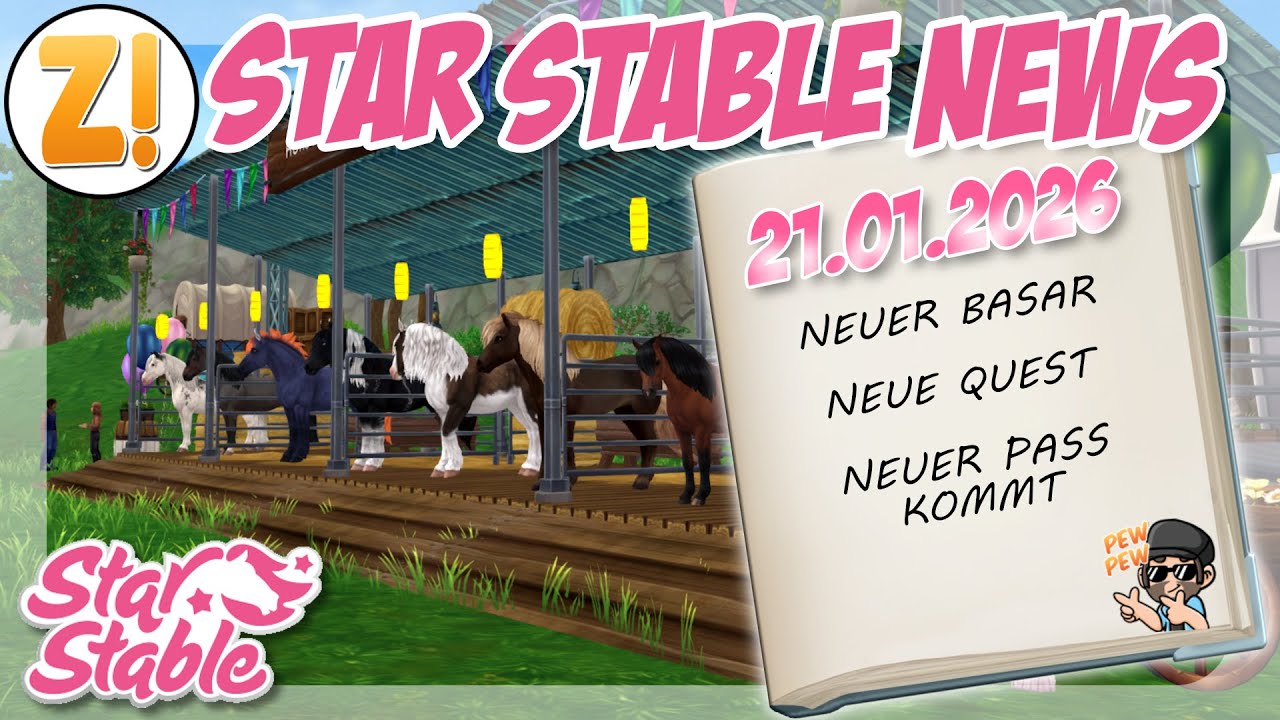 STAR STABLE NEWS 21.01.2026 BASAR/ NEUE QUEST [SSO NEWS][21.01.2026]