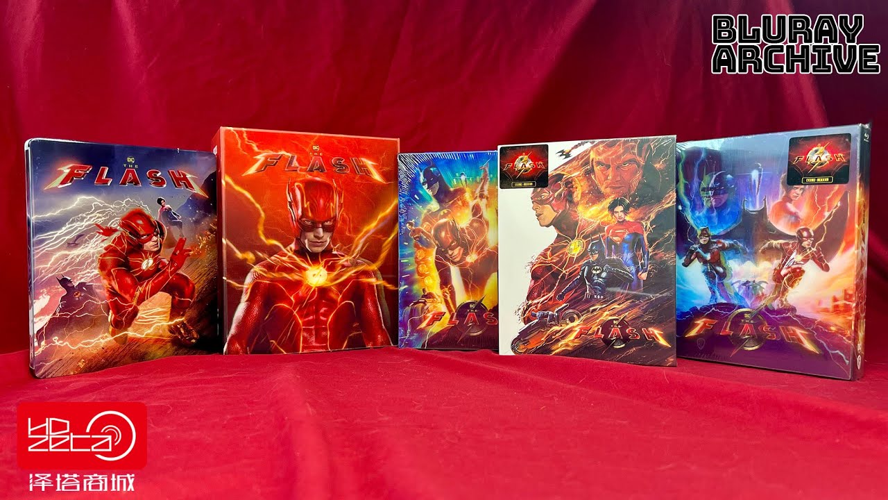 The Flash (4K and 2D Blu-ray Steelbook) (HDZeta Gold Label Exclusive) (WEA) [China]
