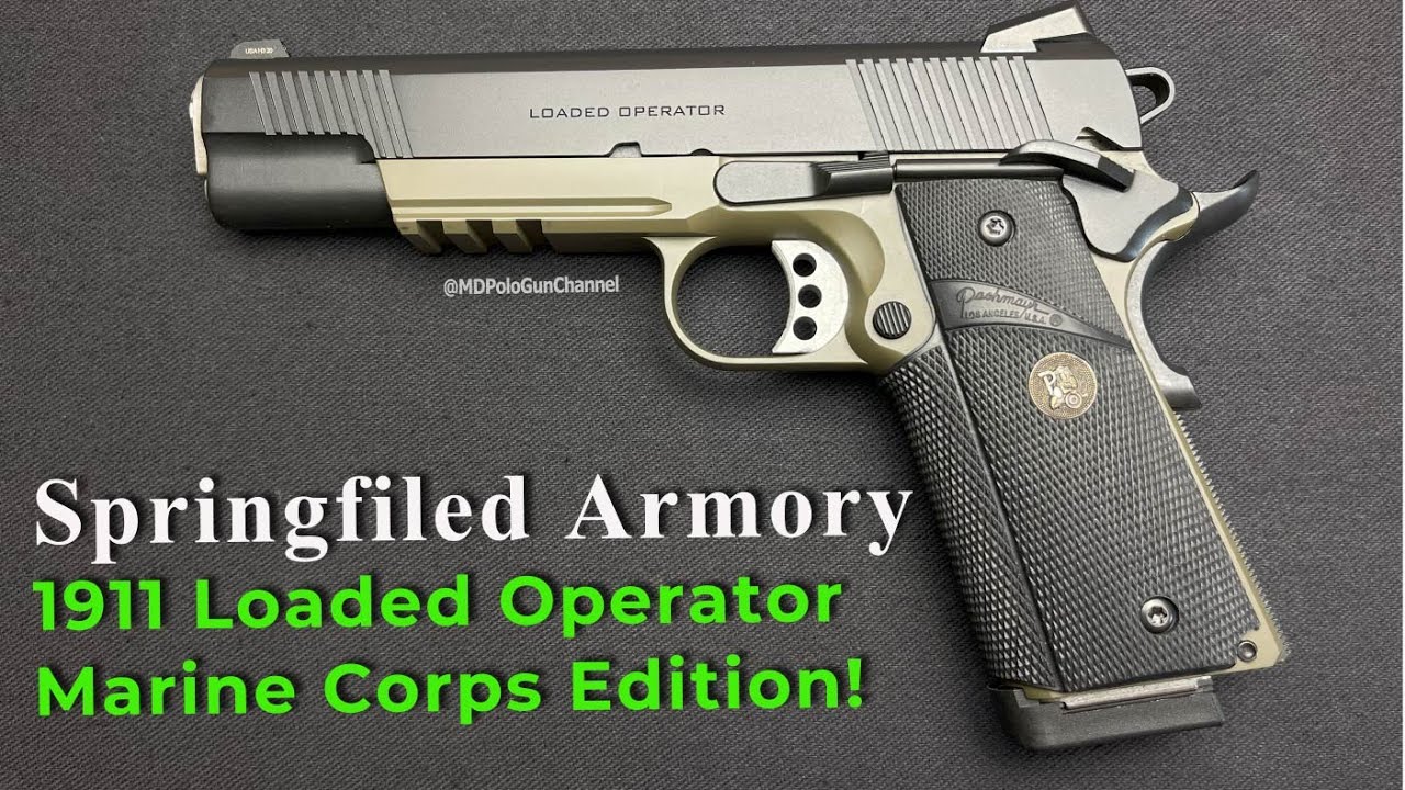 Springfield Armory 1911 Loaded Operator Marine Corps