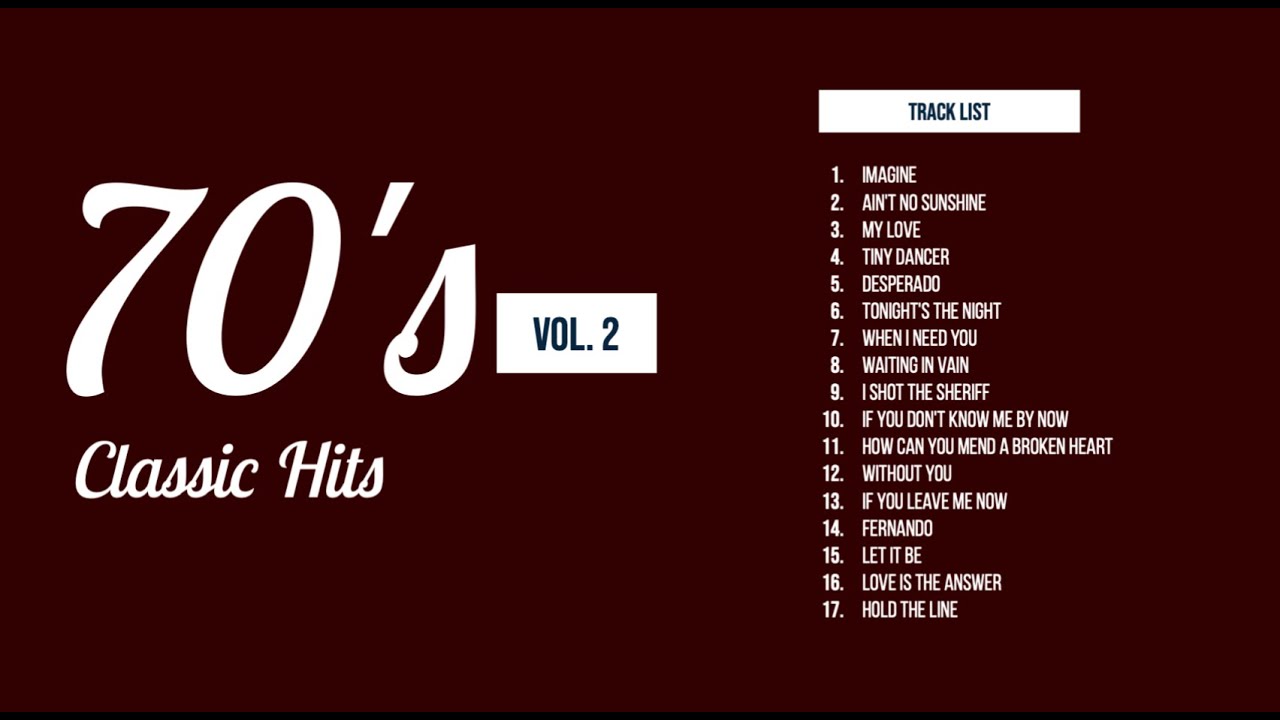 The 70'S volume 2 Classic Hits Curated by Siege...