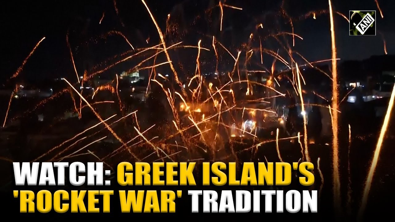 Greek Island kicks off Easter with fiery ‘rocket war’ and explosive tradition