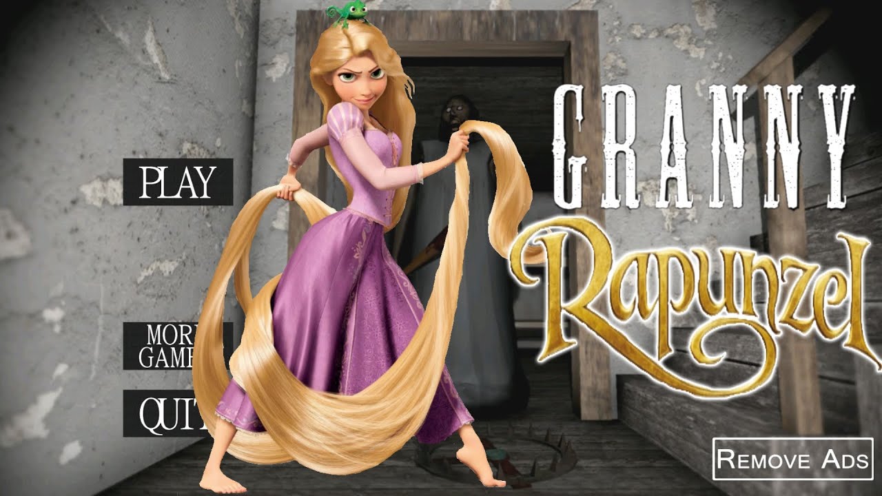 Granny is Rapunzel from Tangled