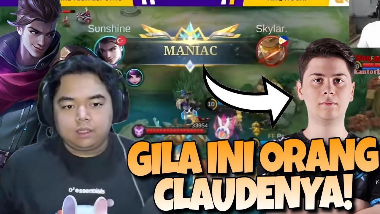 CLAUDENYA SUNSHINE SIH MENYALA BANGET GILSS !! RRQ VS FIRE FLUX MATCH 2 - GOF