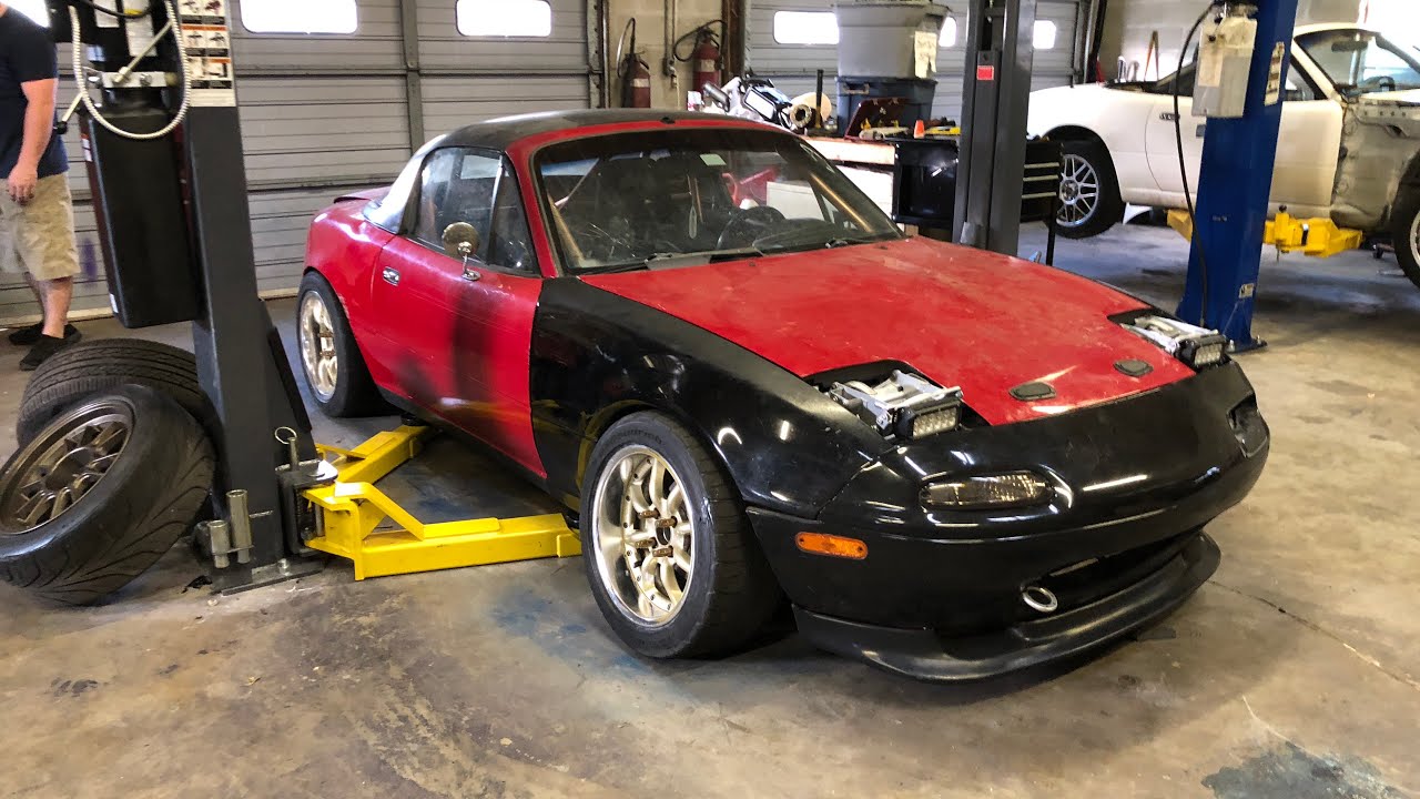 LS Miata Gets JDM Wheels! And I get ready to say goodbye