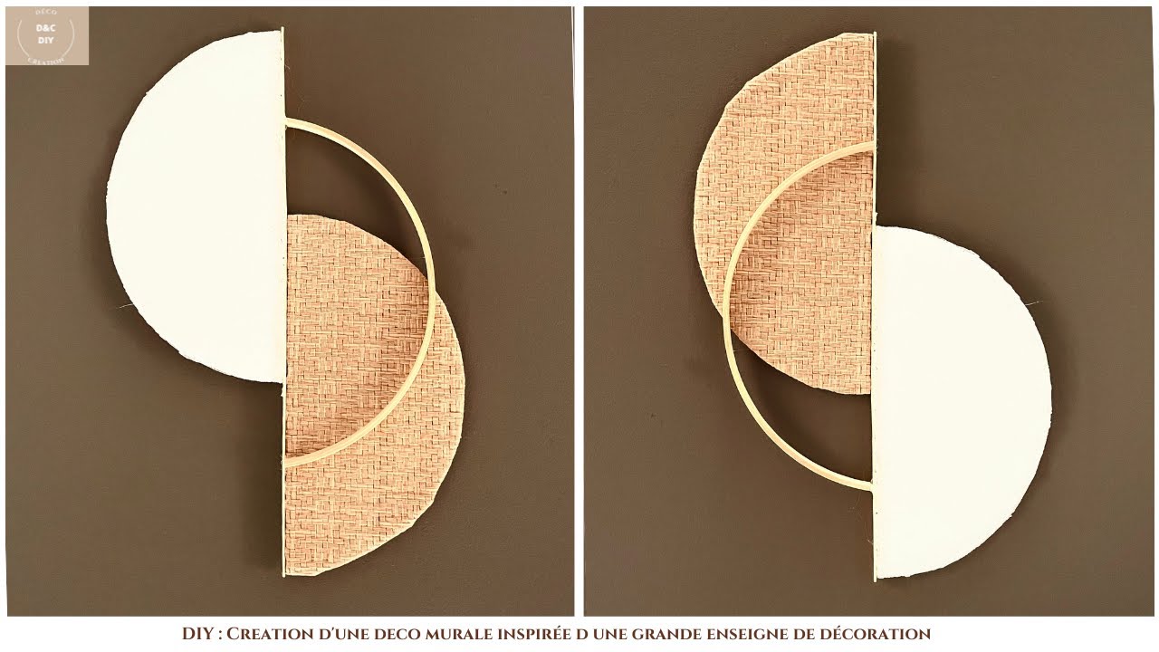 DIY : CREATION D UNE DECO MURALE INSPIREE D'UNE GRANDE ENSEIGNE DE DECORATION