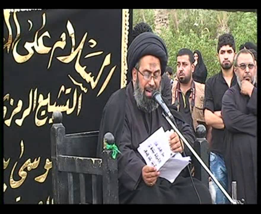 سيد صالح الجيزاني المقتل تشييع الامام الكاظم 1435