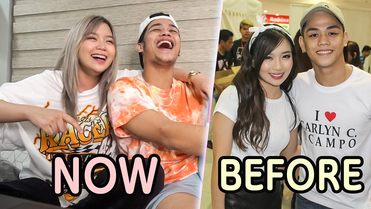 Reacting to our Old Videos Together - Carlyn Ocampo