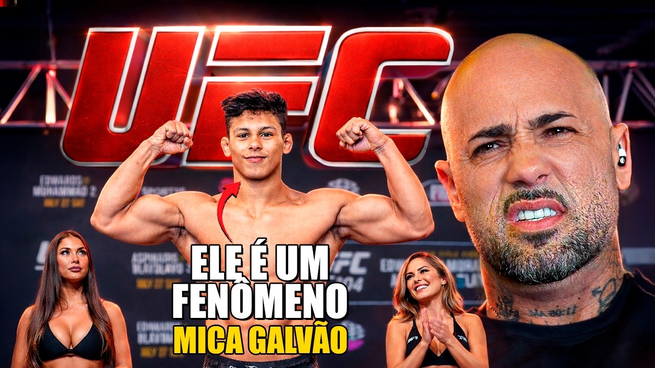 O UFC N&Atilde;O EST&Aacute; PRONTO PRA ELE! MICA GALV&Atilde;O, O MESTRE EM FINALIZA&Ccedil;&Atilde;O! REACT