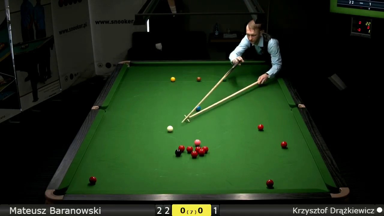 Snooker MP Groups : Mateusz Baranowski vs Krzysztof Drążkiewicz