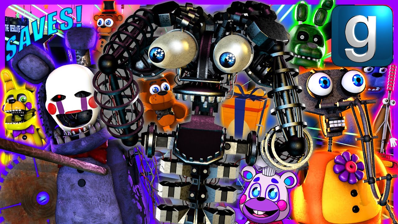 Gmod FNAF | Продолжаем рандомные сохранения FNAF! [Часть 10]