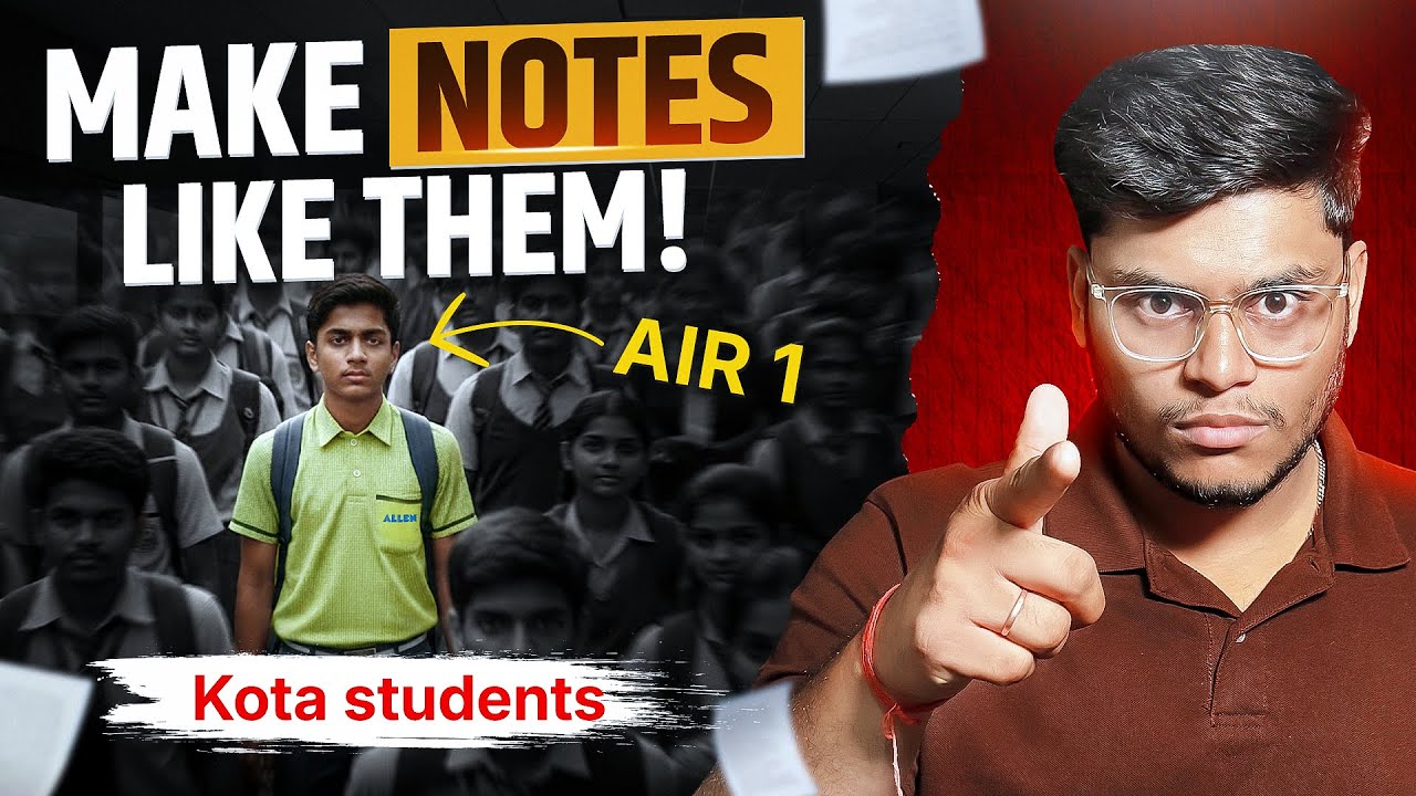 99% of KOTA Toppers Make Notes Like THIS!🔥
