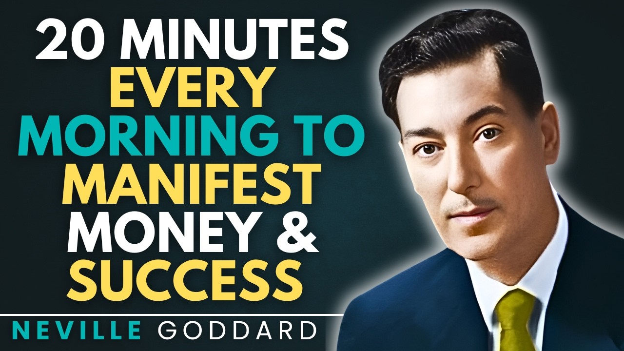 20 Minutes Every Morning to Manifest Money & Success | Neville Goddard #morningmotivatio