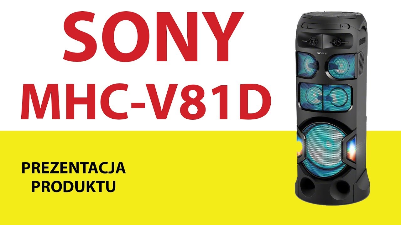 Power audio SONY MHC-V81D