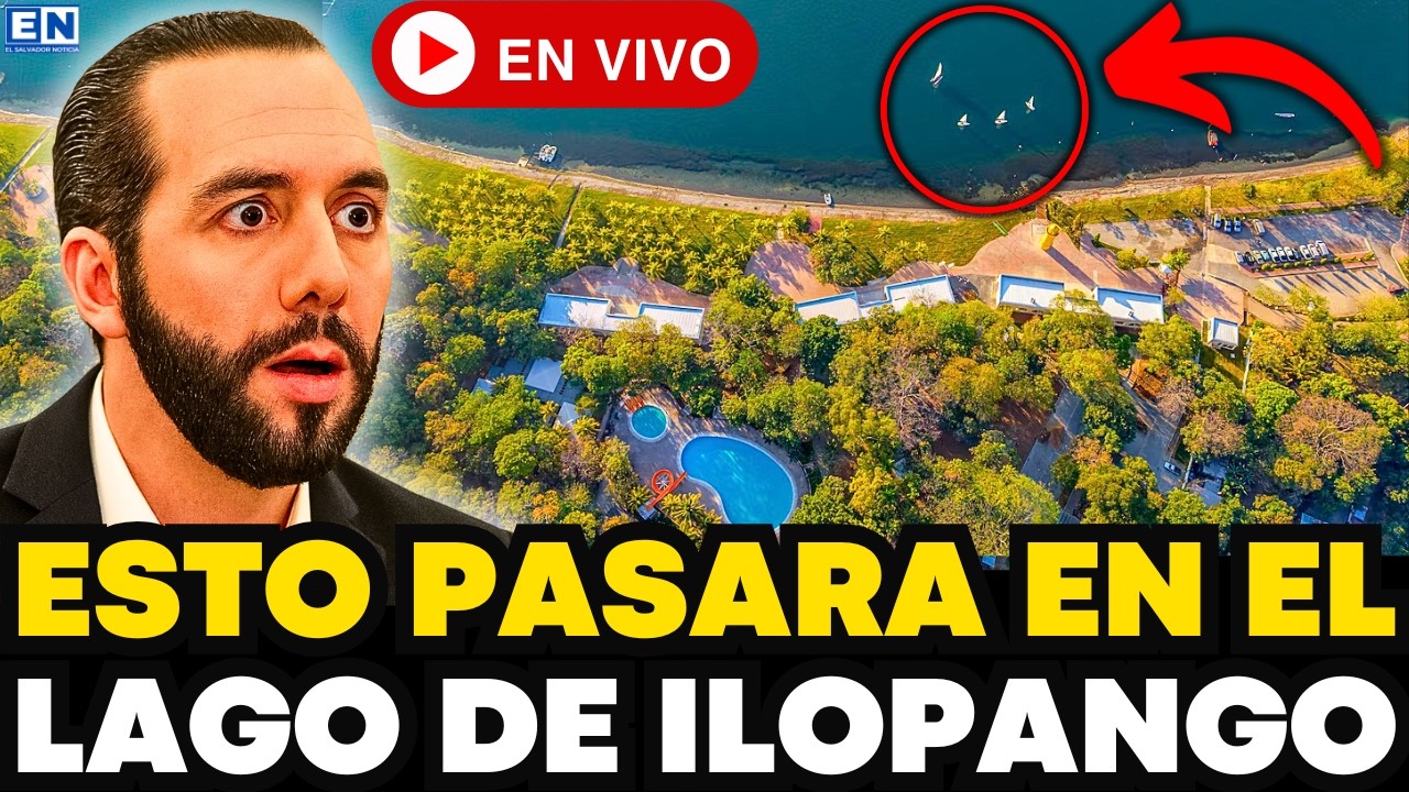 ESTO ESTA PASANDO AHORA EN EL LAGO DE ILOPANGO EL SALVADOR