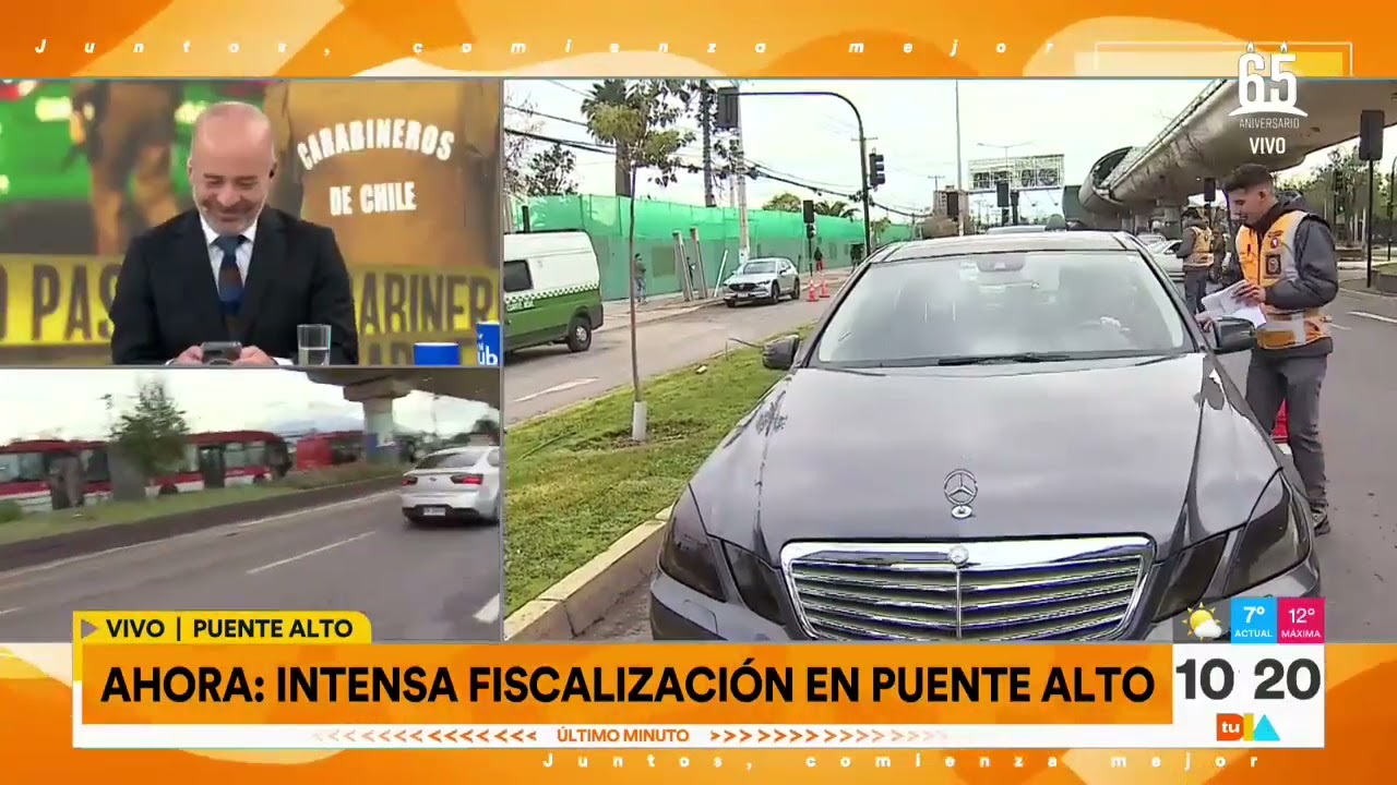 Automovilista intentó escapar de fiscalización en Puente Alto | Tu Día | Canal 13