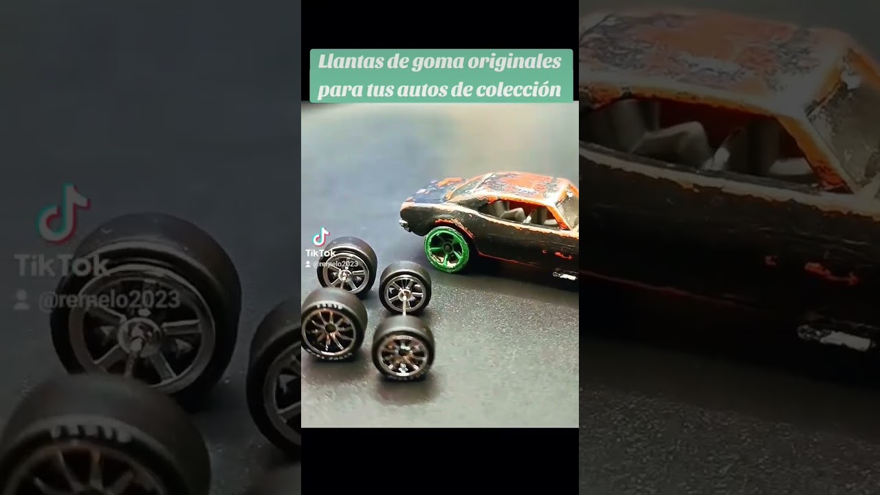 Hot wheels llantas de goma para autos de colecci&oacute;n