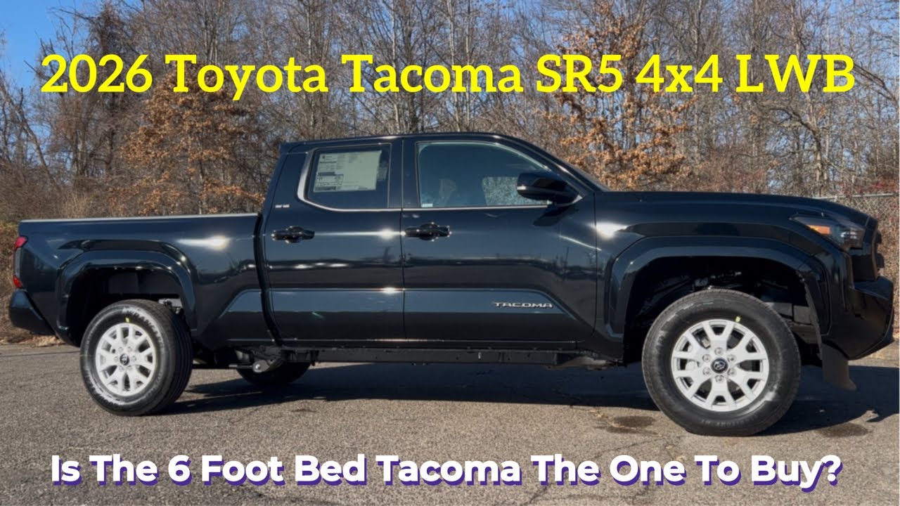 Toyota Tacoma SR5 4x4 2026 года: Является ли Tacoma 2026 года ЛУЧШИМ среднеразмерным пикапом?