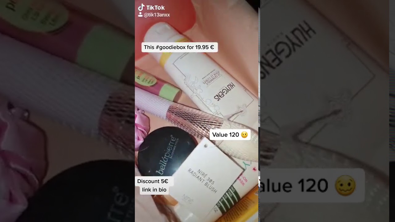 Goodiebox unboxing first box