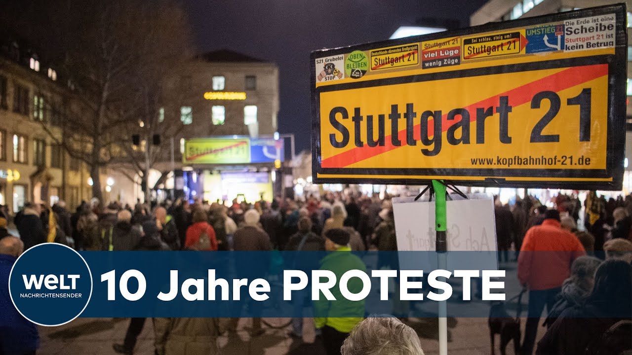 BÜRGERPROTEST: 500. Montagsdemonstration gegen Stuttgart 21