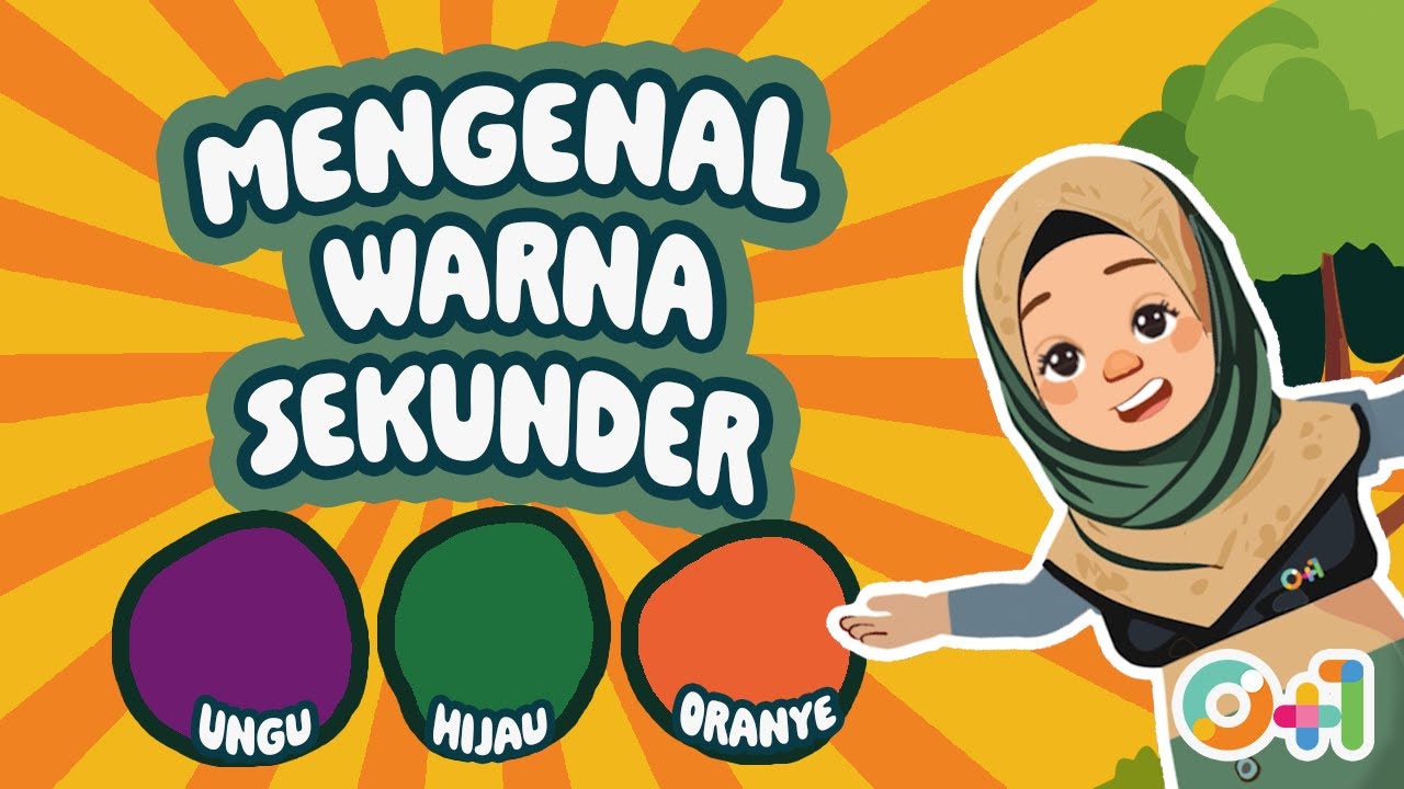 Mengenal Warna Ungu Hijau dan Oranye - Warna Sekunder