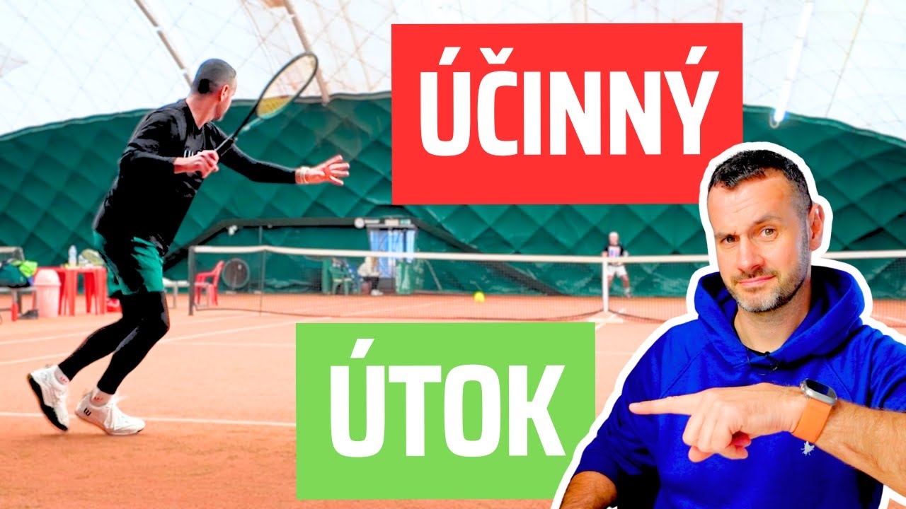 5 TIPŮ jak ÚSPĚŠNĚ ÚTOČIT v tenise + CVIČENÍ #tenis