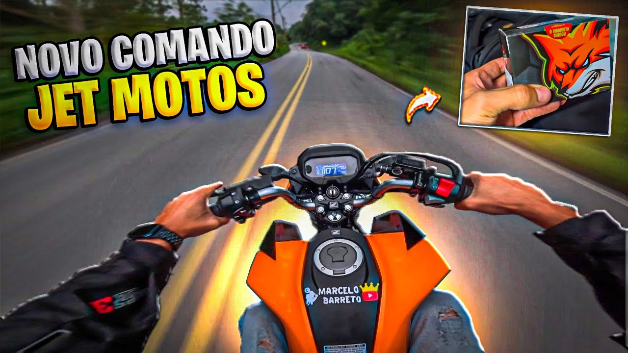 FUI PRA RUA TESTAR O NOVO COMANDO JET MOTOS NA TITAN 2025 COM ESCAPE DORE 😈