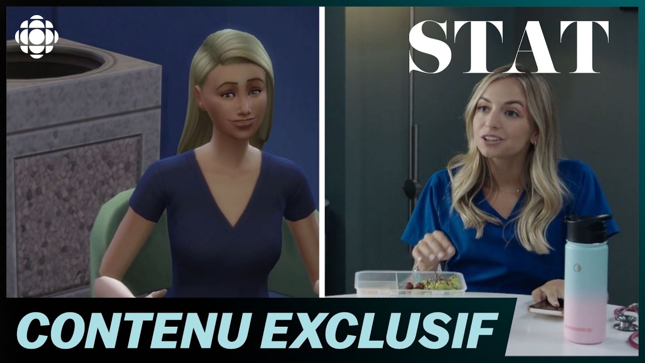 Reconstitution de scènes de STAT dans le jeu «Les Sims» | Radio-Canada x Les Sims