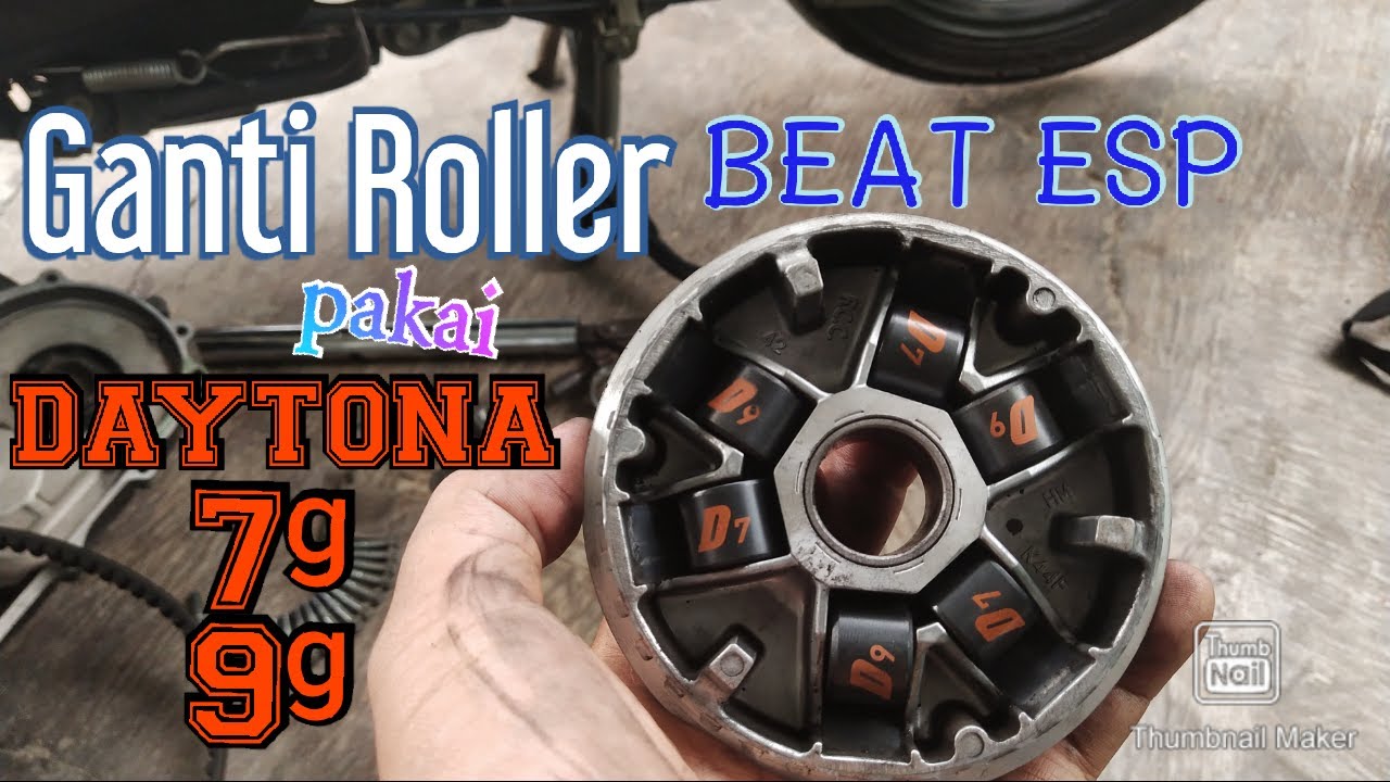 Ganti Roller beat FI esp pakai DAYTONA