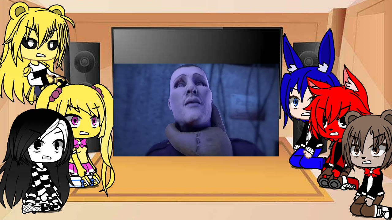 gacha life fnaf react he'll never be the same