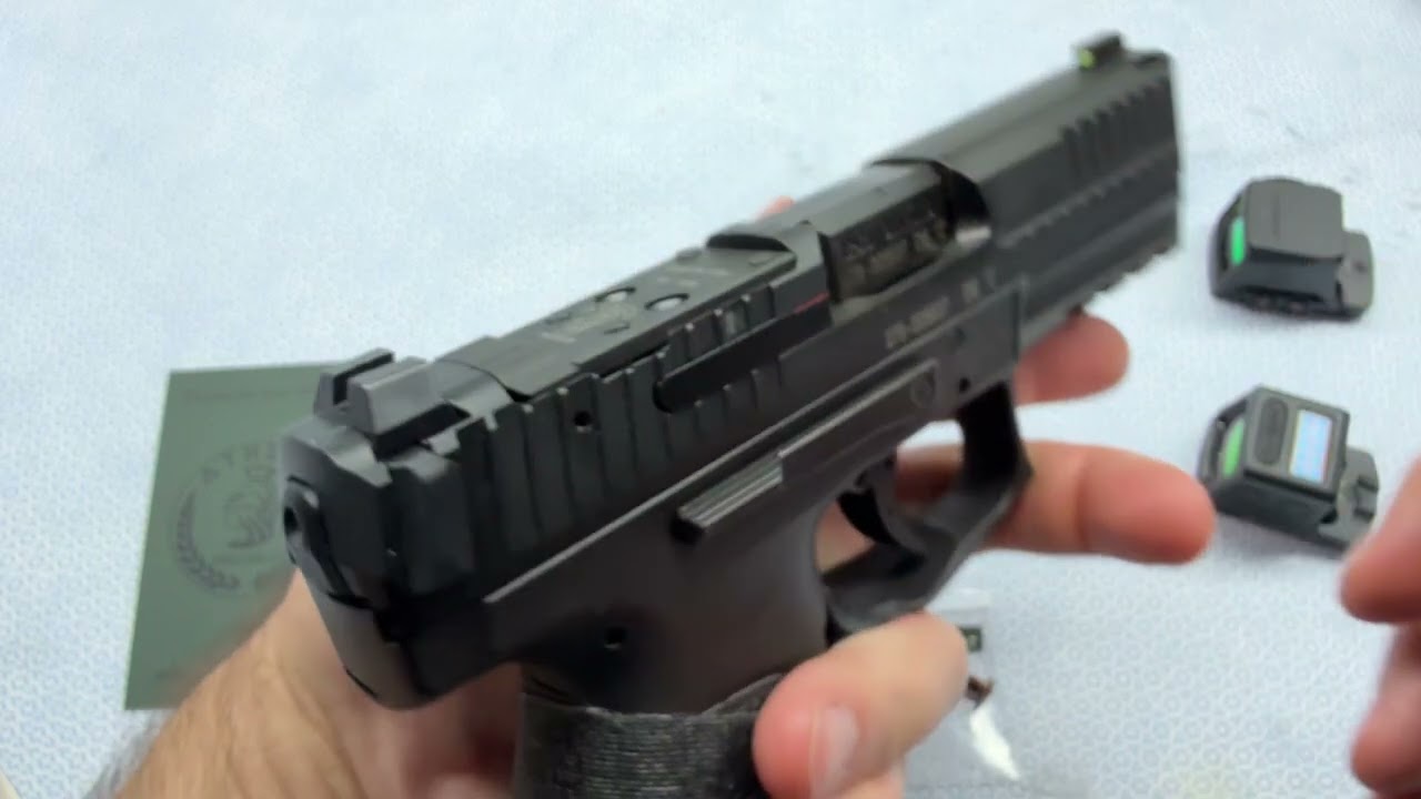 Holosun EPS Carry / SIG Romeo X Enclosed on HK VP9A1 K using Athena Precision optic plate